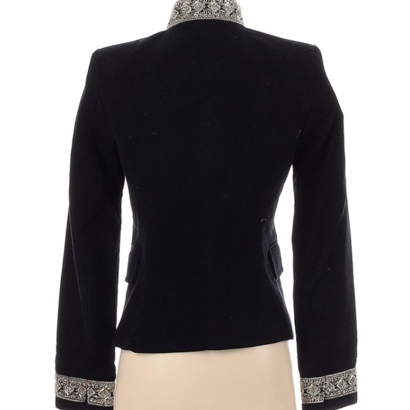 NWOT Zara Military Crop Jacket Blazer XS - Picture 6 of 11